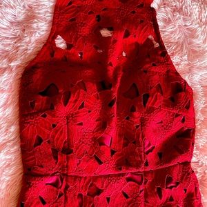 Beautiful burgundy dress!